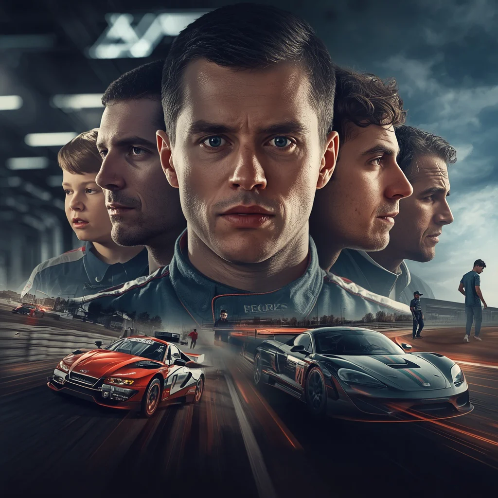 A Man's Passion for Cars: A Lifelong Journey of Speed and Engineering | Visualize Exhilarating Narrative — AI image prompt
