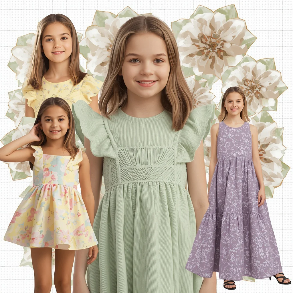 Geometric Data Algorithm Code Flower High Fashion Collage | Premium Collage Featuring — AI image prompt
