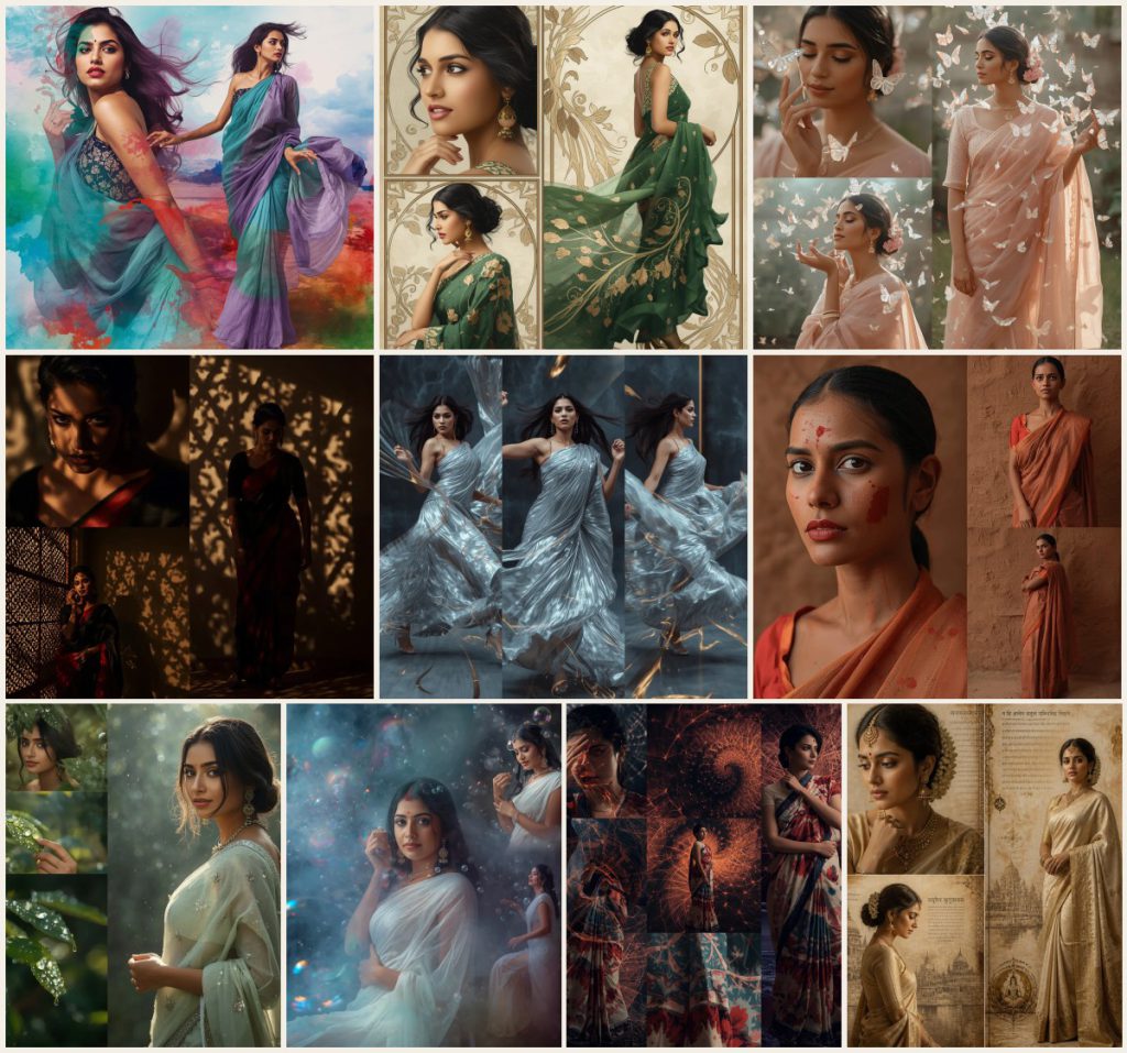 New 10 Saree for Office Diwali Celebration AI Prompts for Festive Professionalism
